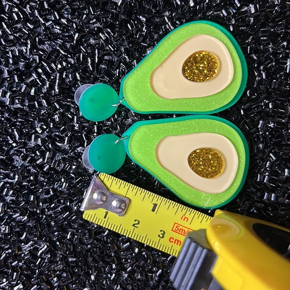 Fun Avocado Post Drop  Earring - Picture 13 of 13